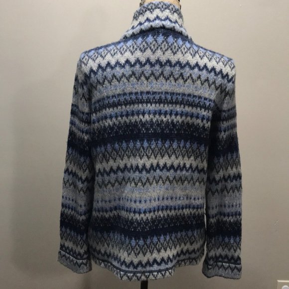 {J.Jill} Angora Fleece Full Zip Sweater Jacket - Picture 9 of 11